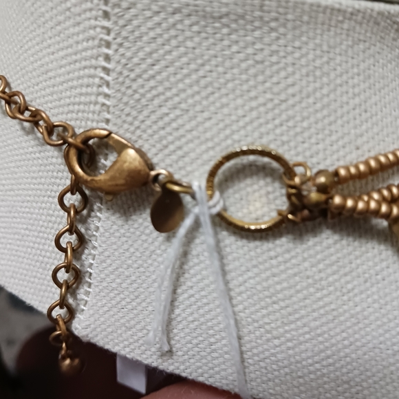 Chicos Beaded Assorted 3 Strands  Dangle 17" Jewelry - Picture 8 of 10